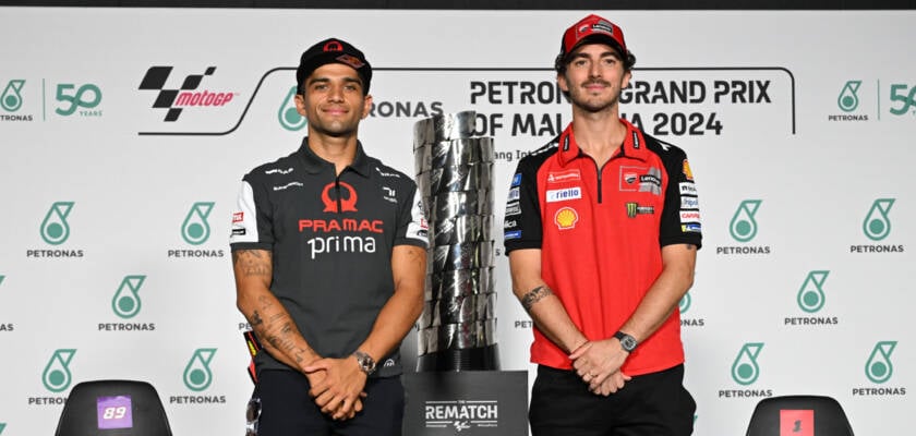 Jorge Martín (Ducati) Francesco Bagnaia - Malásia MotoGP 2024