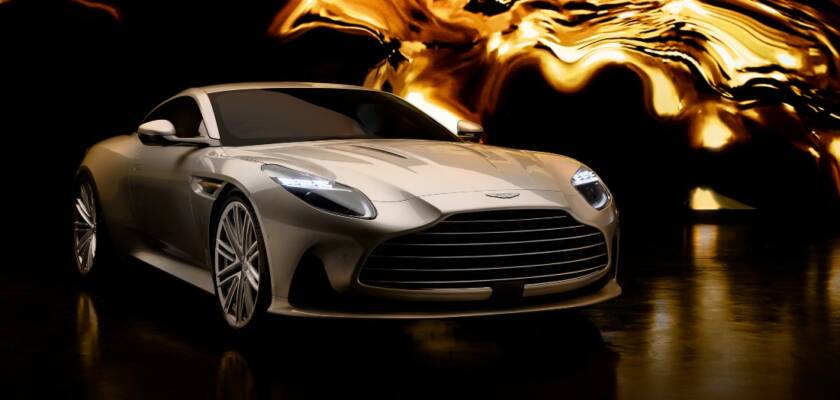 Aston Martin banhado a ouro: novo DB12 Goldfinger Edition remete aos filmes 007