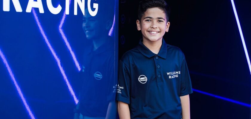 F1: Williams assina com Palacio, jovem prodígio do kart de apenas 10 anos