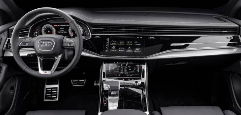 Interior do Audi Q8