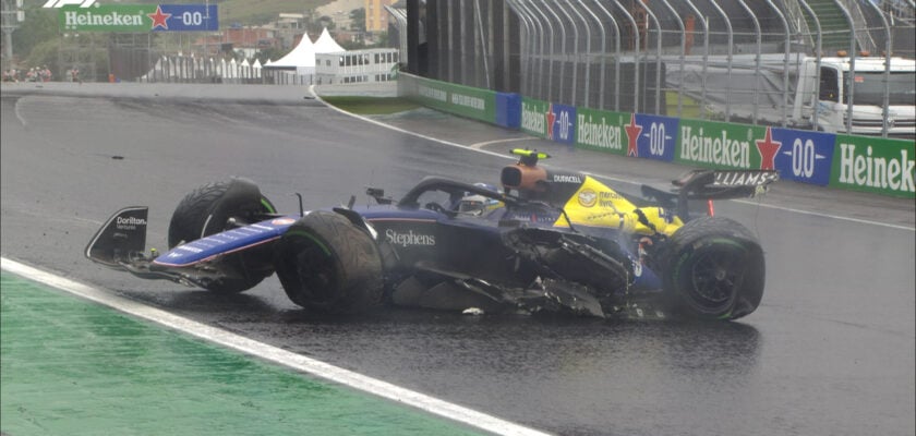 F1: Williams enfrenta escassez de peças após sequência de acidentes