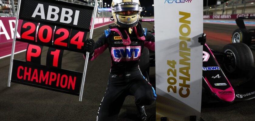 Pulling é campeã da F1 Academy com três GPs de antecedência. Pin vence corrida 1 no Catar