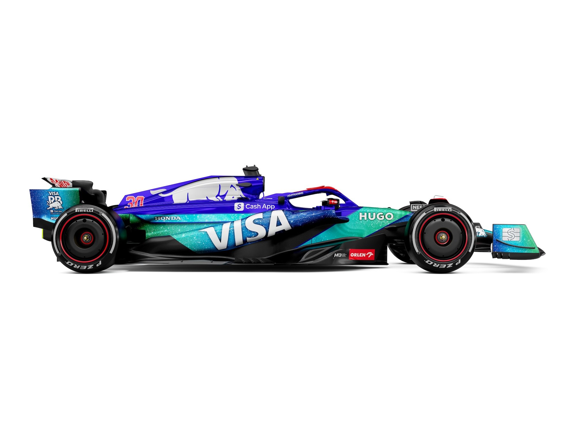 F1: RB apresenta pintura com glitter inspirado em Vegas para o GP deste fim de semana