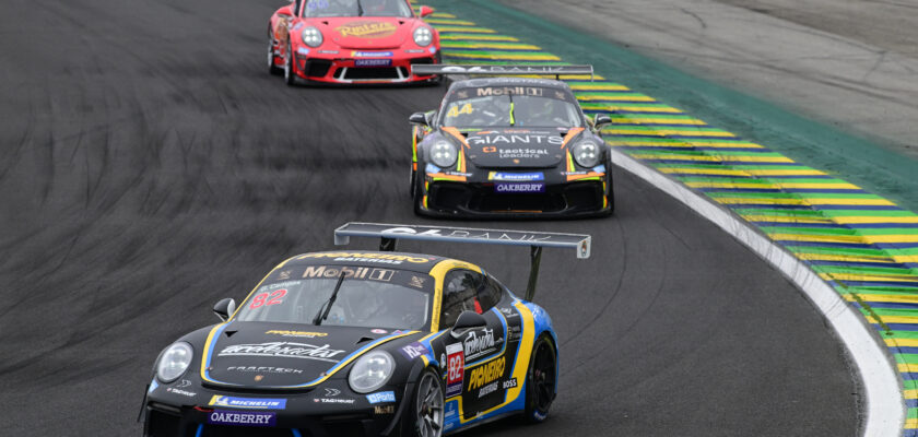 Com escalada e pódio em Interlagos, Campos fecha ano de estreia em 3º na Porsche Challenge