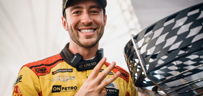 Aos 29 anos, Gabriel Casagrande é tricampeão da Stock Car