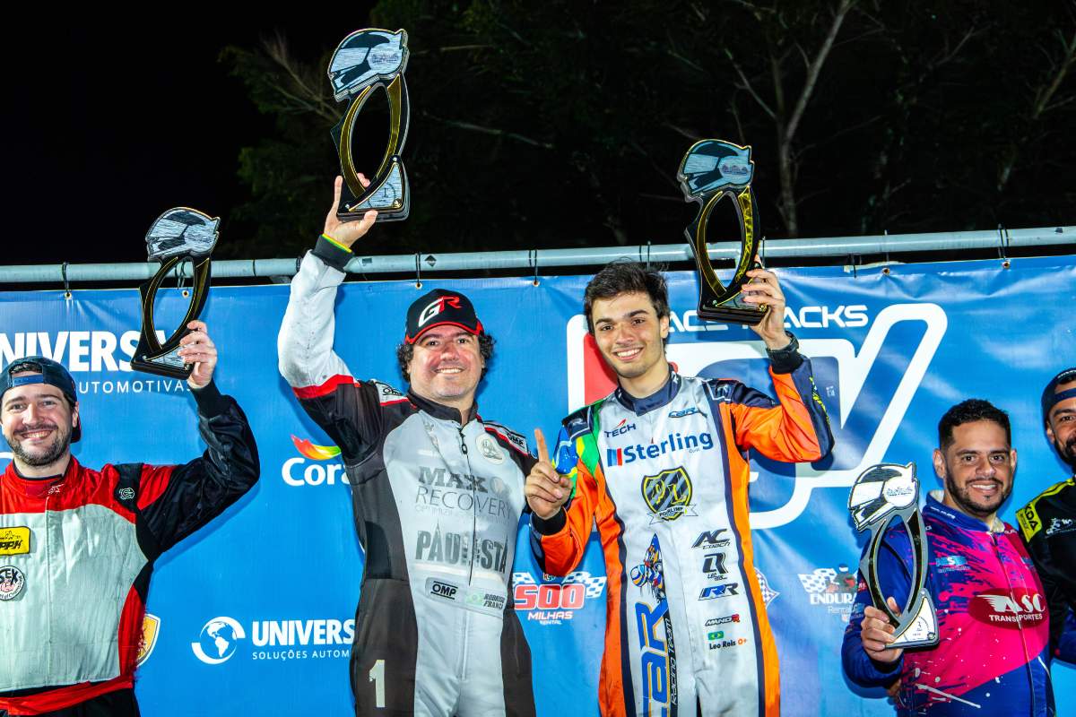 Léo Reis e Rodrigo França conquistam título da Copa SP de Kart celebrando sucesso de reality show na TV