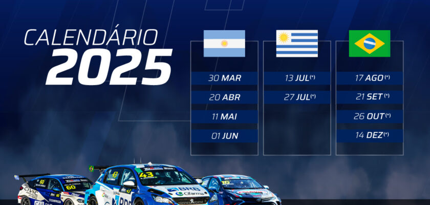 TCR South America e TCR Brasil anunciam datas e países da temporada 2025