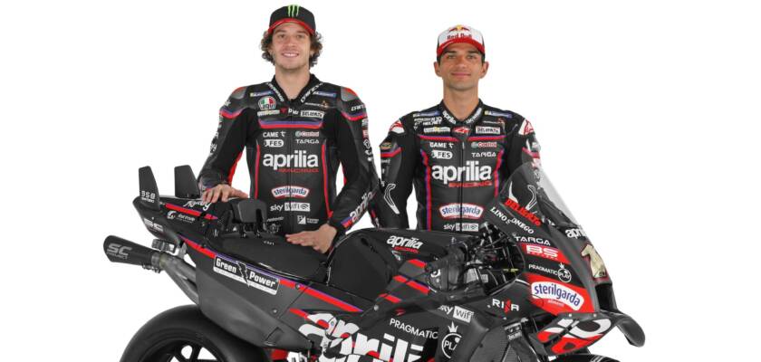 Lançamento Aprilia 2025 - Marco Bezzecchi e Jorge Martín