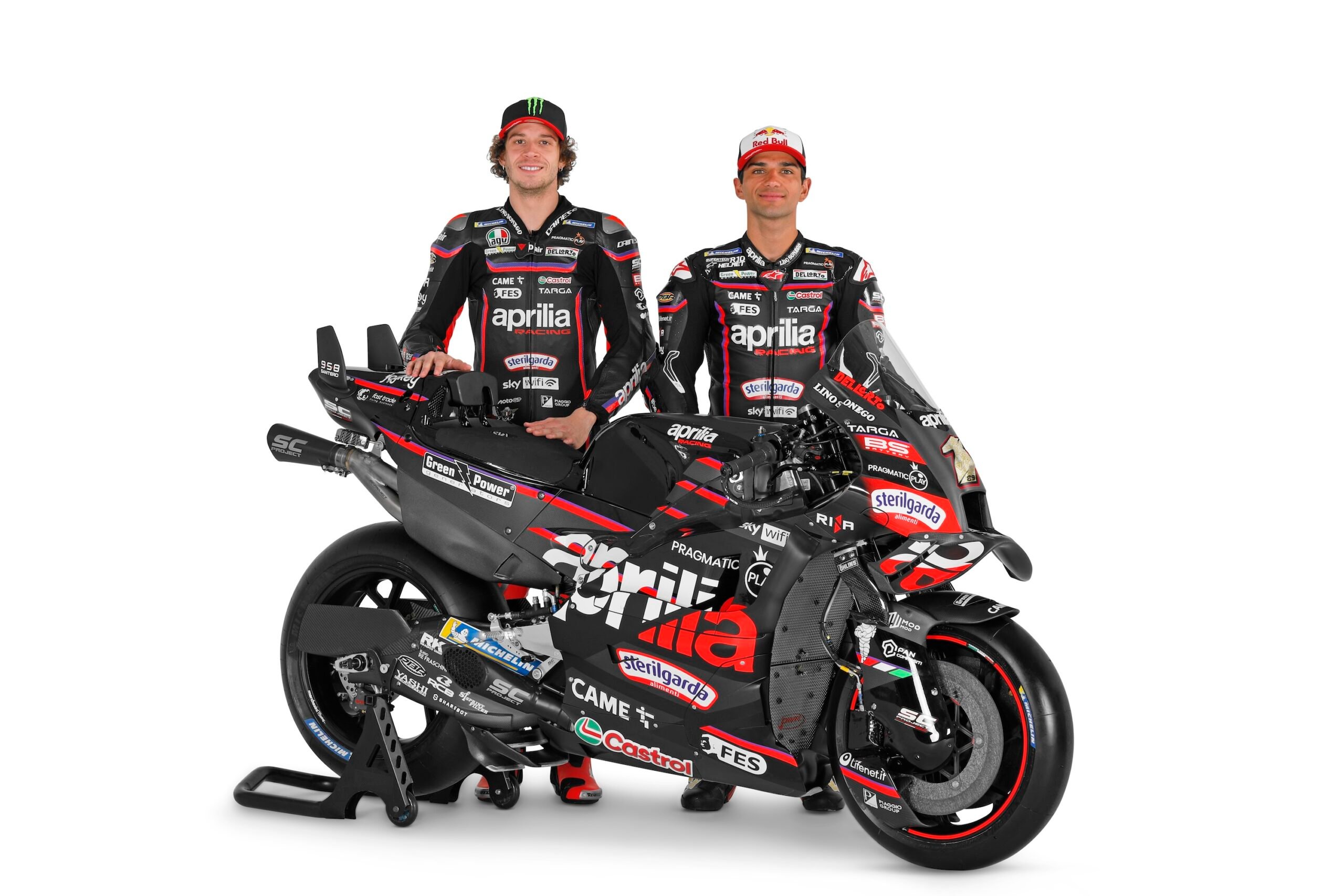 Lançamento Aprilia 2025 - Marco Bezzecchi e Jorge Martín