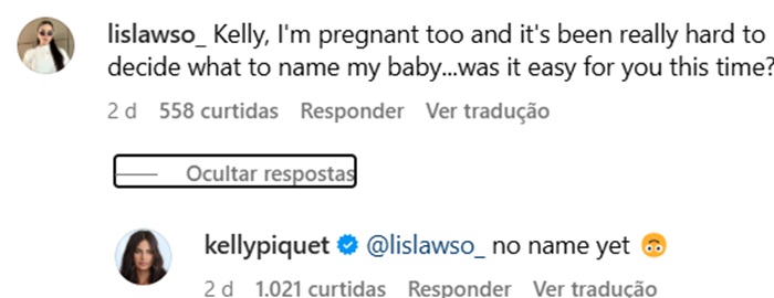 Fórmula 1: Kelly Piquet fala sobre decisão de nome de filho com Verstappen