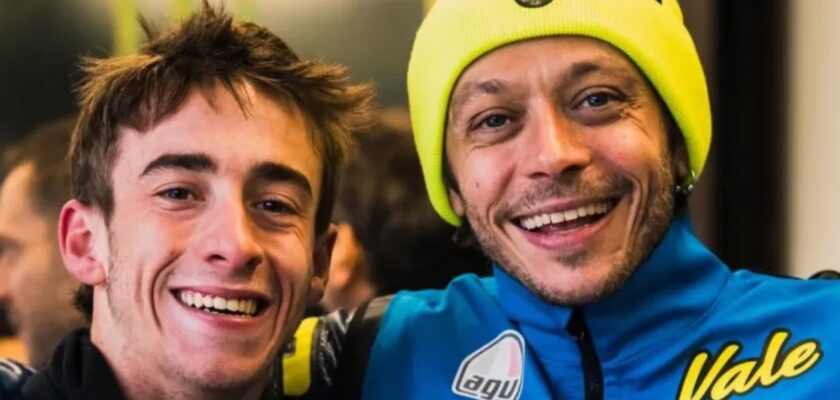 Pedro Acosta e Valentino Rossi