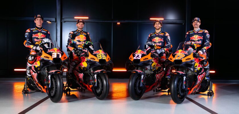 Lançamento KTM 2025 - Brad Binder e Pedro Acosta, Enea Bastianini e Maverick Viñales