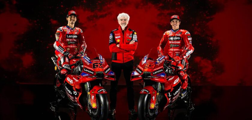 Lançamento Ducati 2025 - Francesco Bagnaia e Marc Márquez