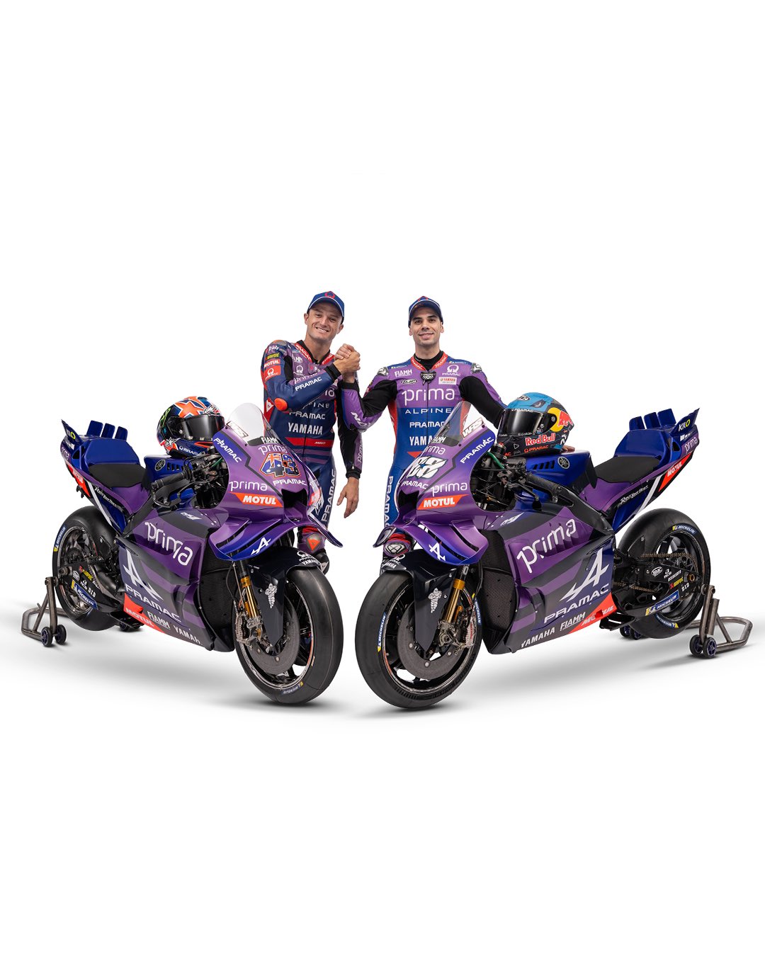 Lançamento Pramac Yamaha 2025 - Miguel Oliveira e Jack Miller