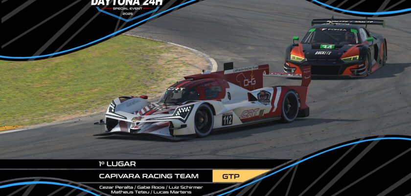 F1BC Daytona 24h: Capivara Racing Team (GTP) e Delta Racing (GT3) vencem no evento