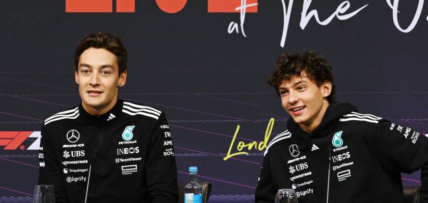 F1: Russell fala em fim de uma era na Mercedes após saída de Hamilton