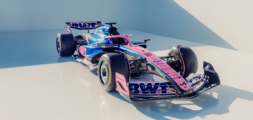 F1: Alpine opta por misturar azul e rosa para A525 de 2025