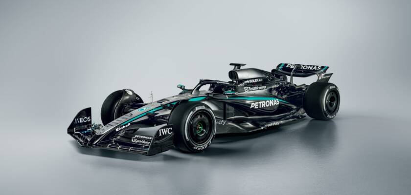 F1: Mercedes revela W16 com dupla inédita Russell e Antonelli