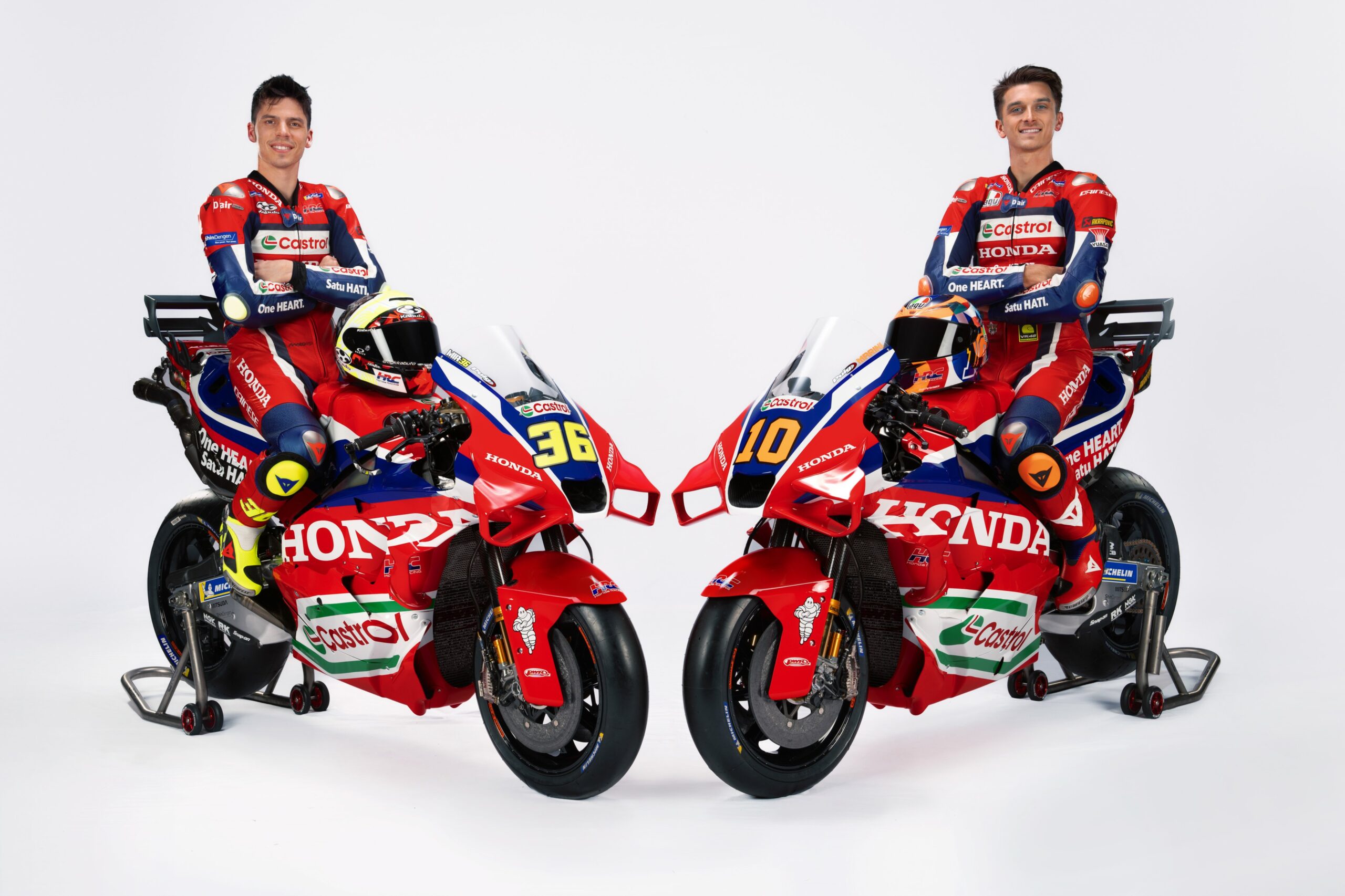 Lançamento Honda 2025 - Luca Marini e Joan Mir